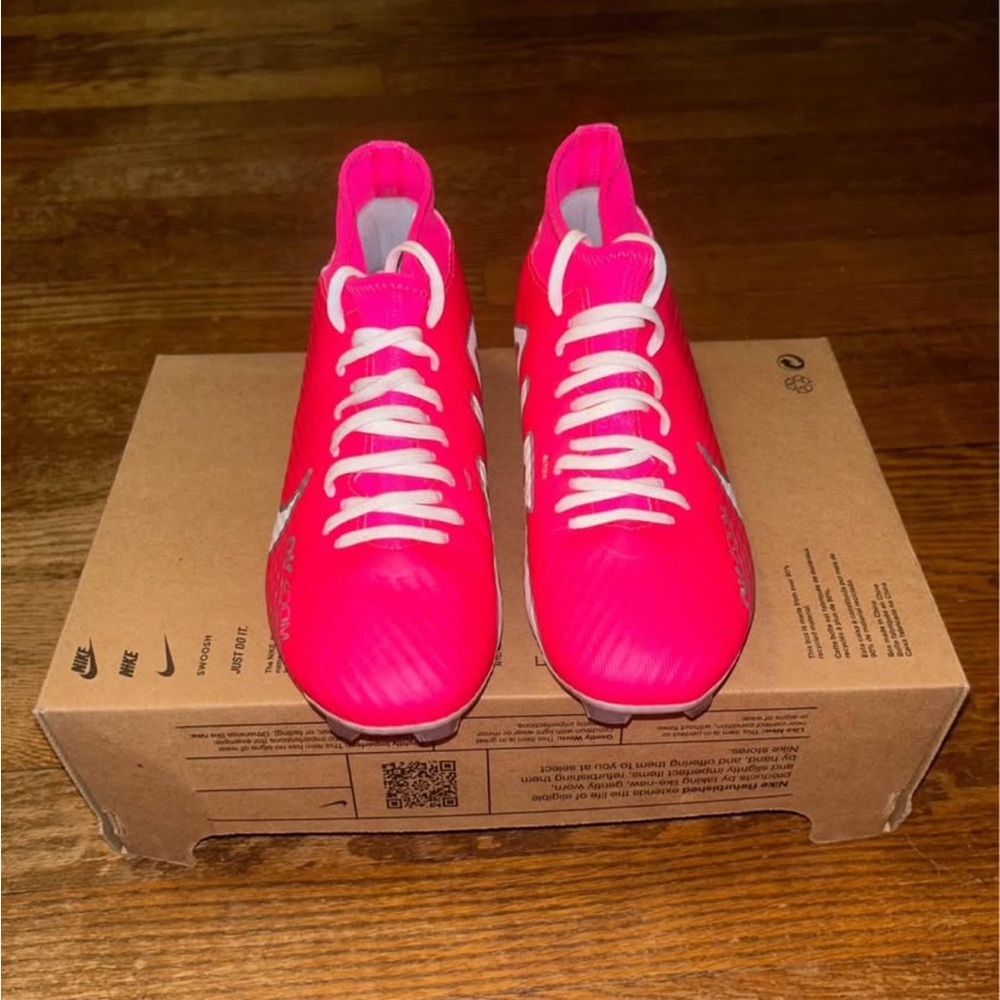 Nike Bright Pink Soccer Cleats